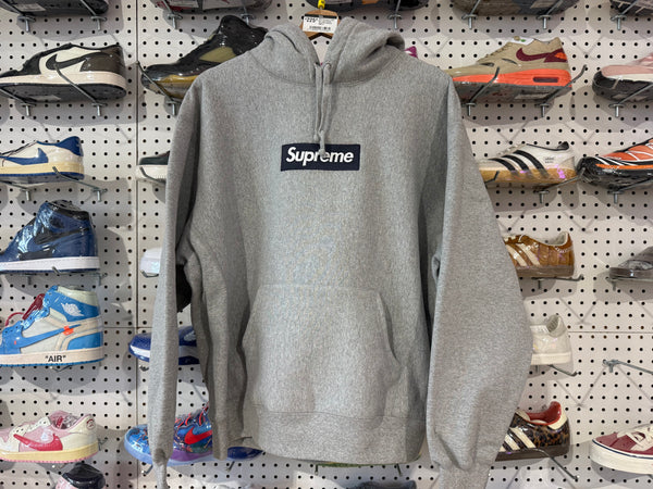 NEW Supreme FW25 Box Logo Hoodie - Grey Size Medium