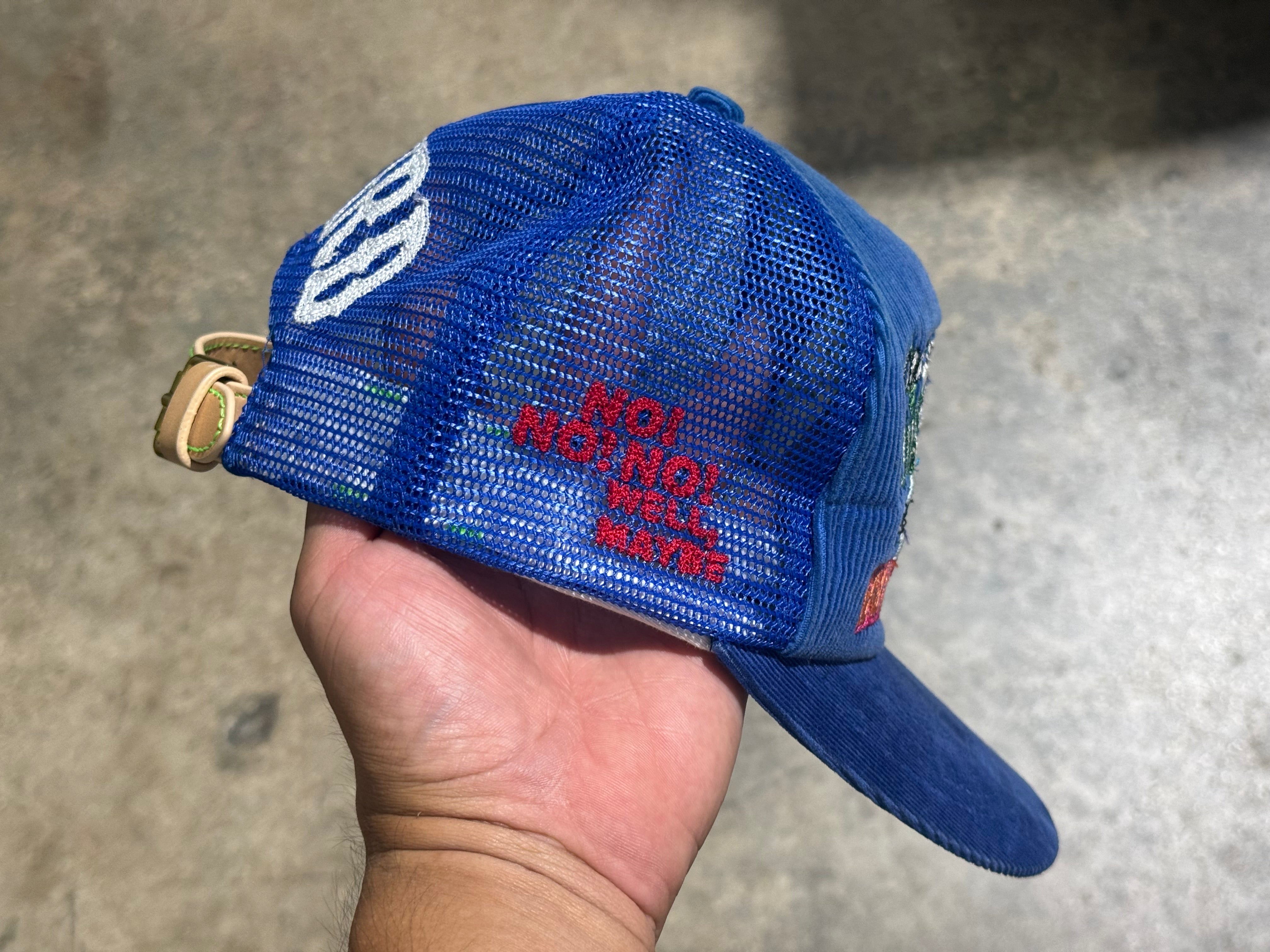 USED Better With Age Corduroy Snapback - Blue