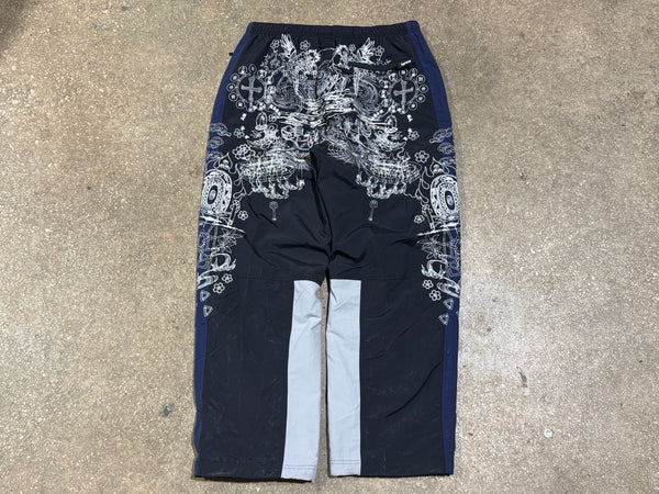 NEW Supreme AOI Track Pants - Black/Navy Size Large