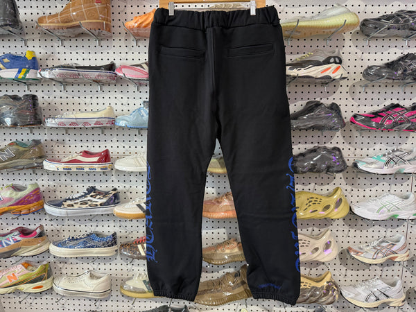 NEW Chrome Hearts Dagger Sweatpants - Black/Blue Size Medium