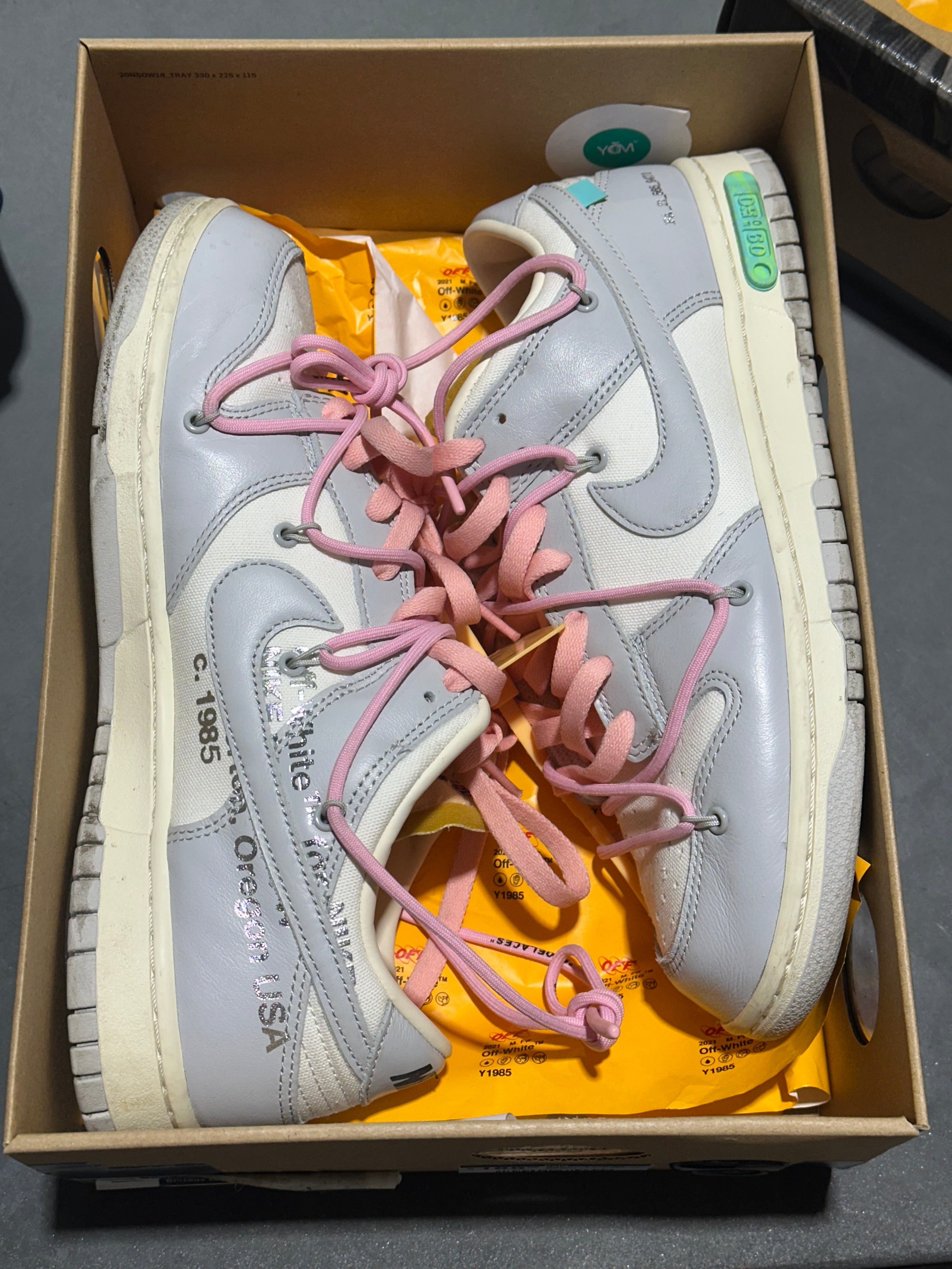 Nike Dunk Low Off White - Lot 9 Size 10