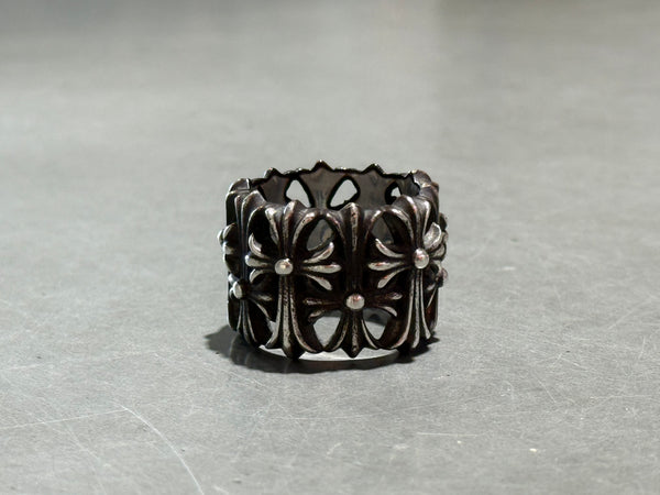 USED Chrome Hearts Cemetery Ring Size 12