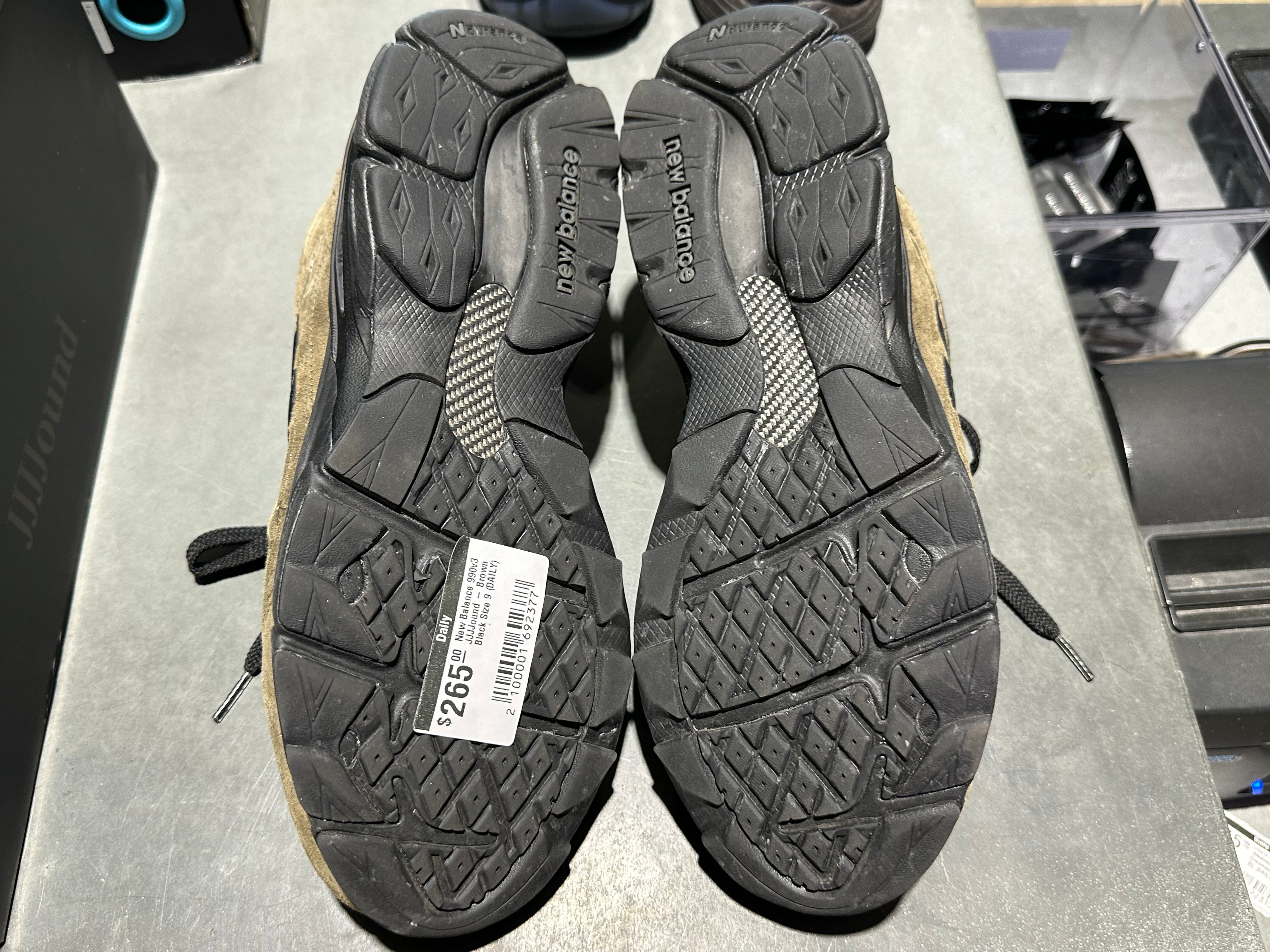New Balance 990v3 JJJJound - Brown Black Size 9