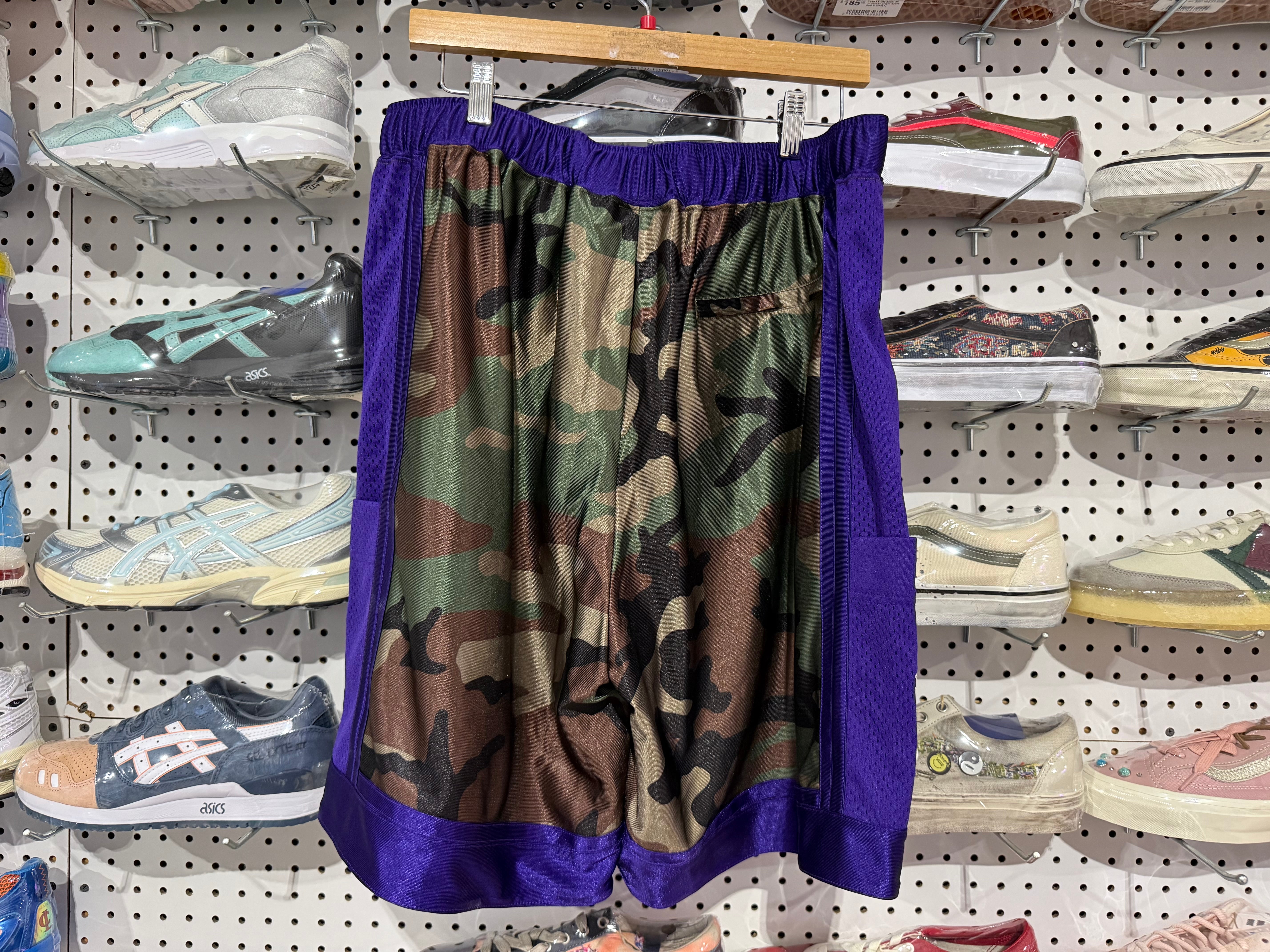 USED Supreme Army Mesh Shorts - Purple Size Large