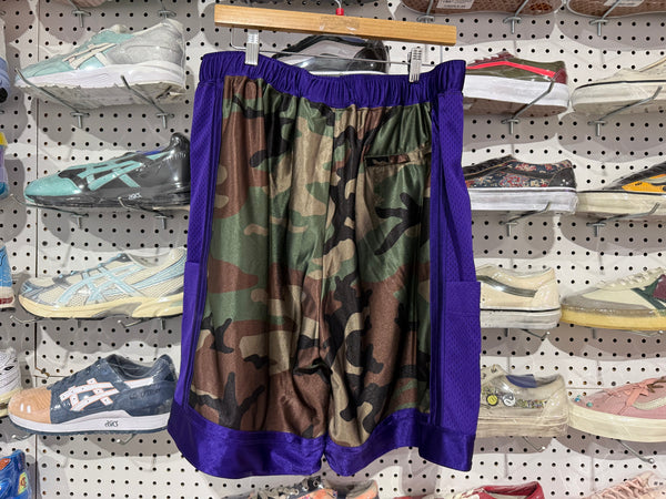 USED Supreme Army Mesh Shorts - Purple Size Large