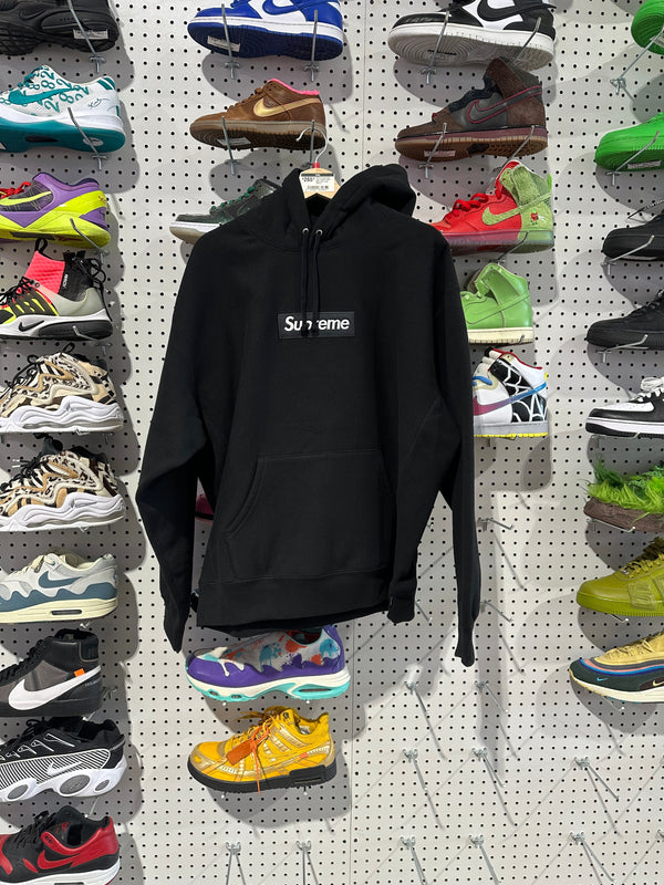 NEW Supreme Box Logo Hoodie FW25 - Black Size Large