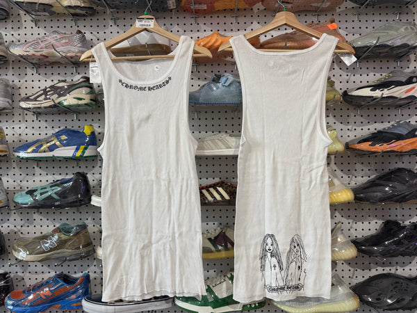 NEW Chrome Hearts Mayumi Tank - White Size XL
