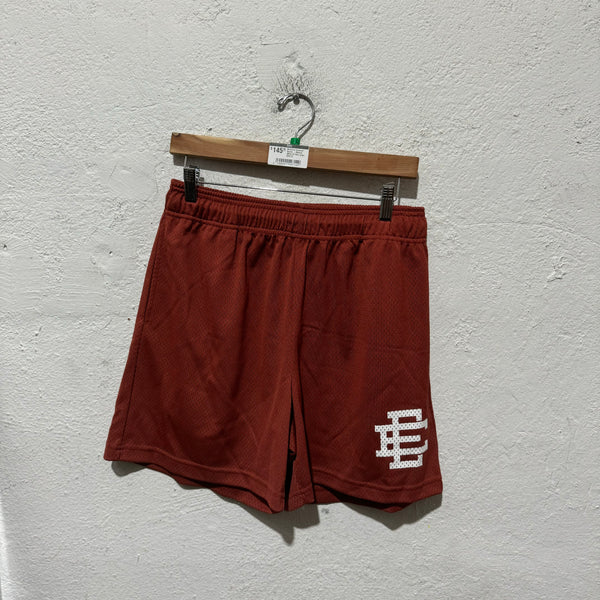 NEW Eric Emanuel Shorts - Maroon White EE Size Large