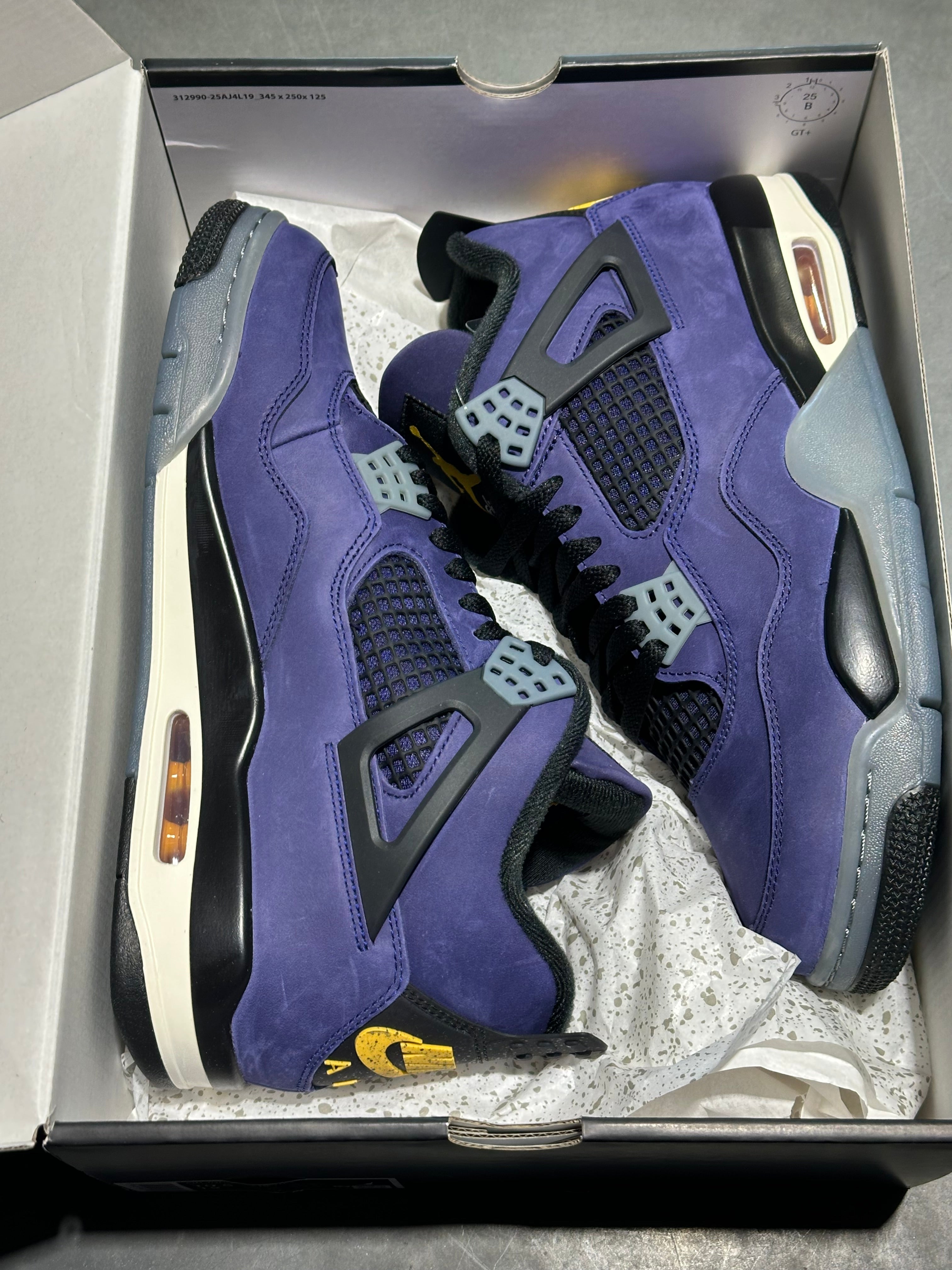 Air Jordan 4 Retro - Lakers Size 10.5