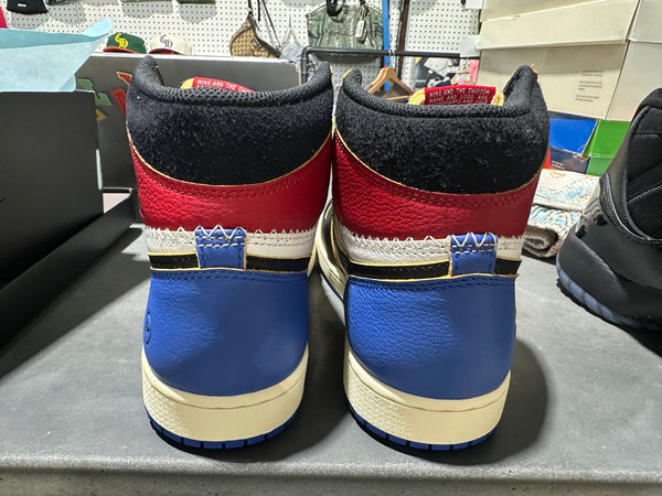 Air Jordan 1 Retro High OG SP - Fragment x Union LA Varsity Red Sport Royal Size 10.5