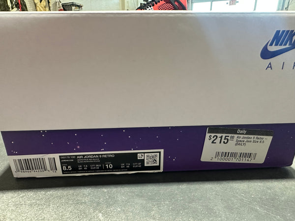 Air Jordan 9 Retro - Space Jam Size 8.5