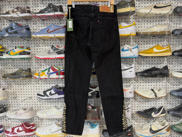 NEW Denim Tears Rocker Studded Denim - Black Size 30