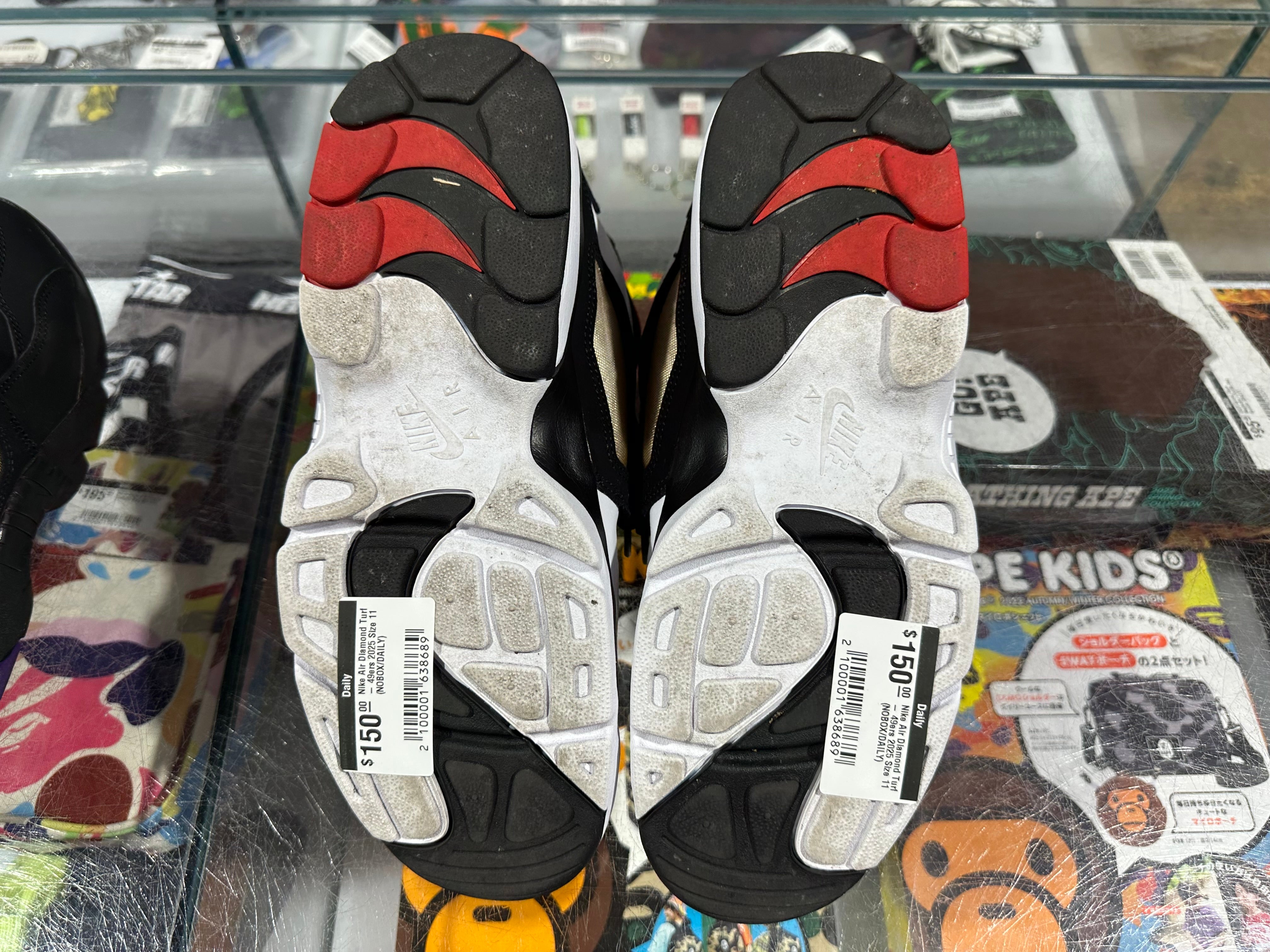 Nike Air Diamond Turf - 49ers 2025 Size 11