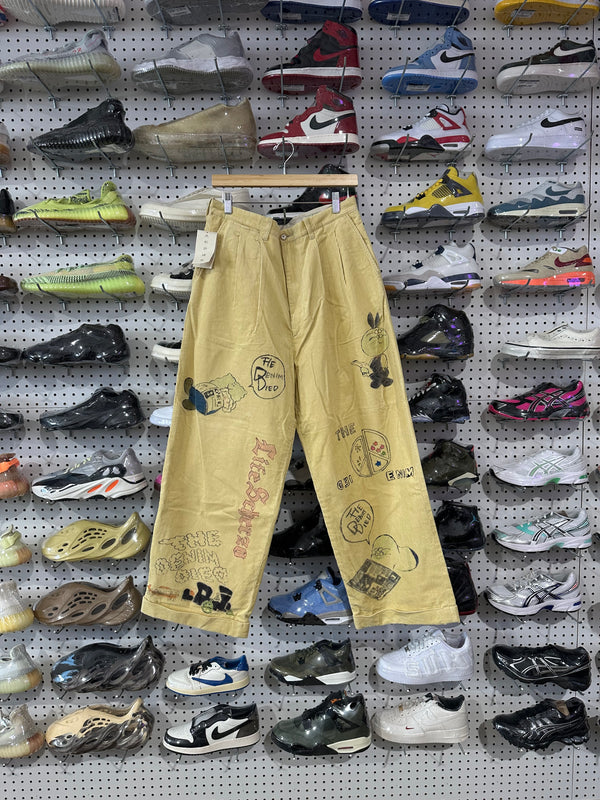 Kapital Corduroy Ivy Pants - Light Yellow Size 4 / XL