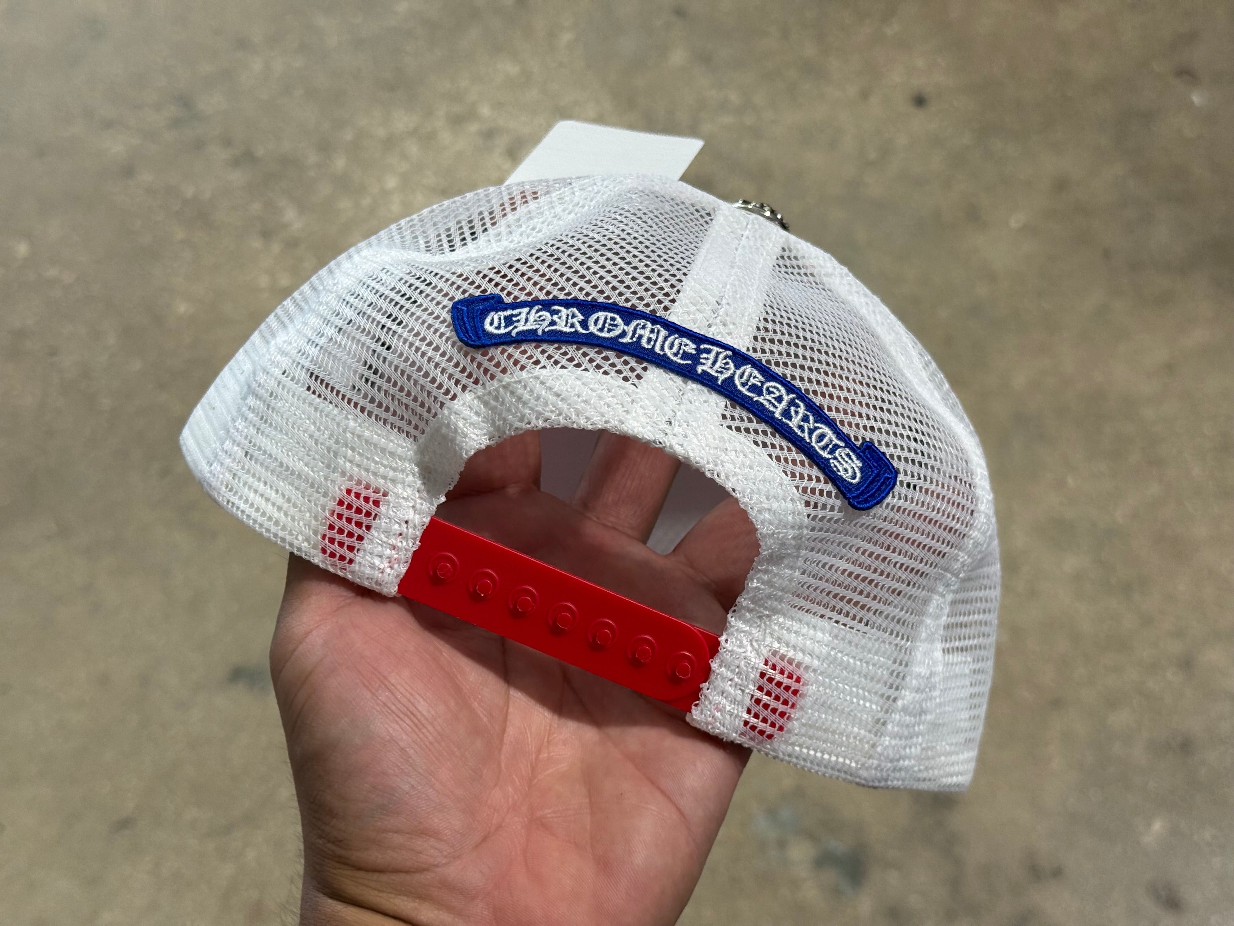 NEW NEW Chrome Hearts Hollywood Trucker - Red/White/Blue