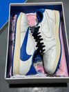 Air Jordan 1 Retro Low OG SP Fragment x Travis Scott - Sail Military Blue Size 10