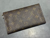 VTG 90s Louis Vuitton Monogram Snap Long Wallet - Brown