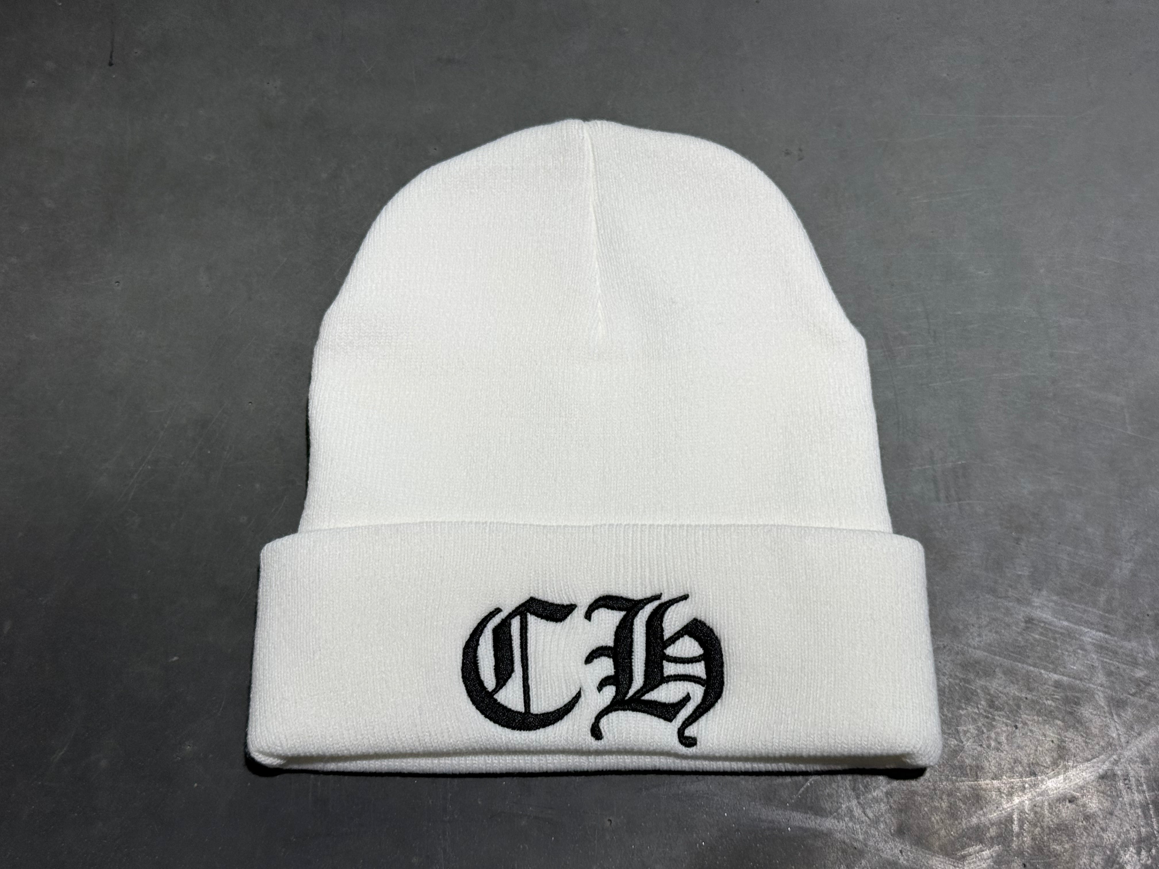 NEW Chrome Hearts Watch Beanie - White