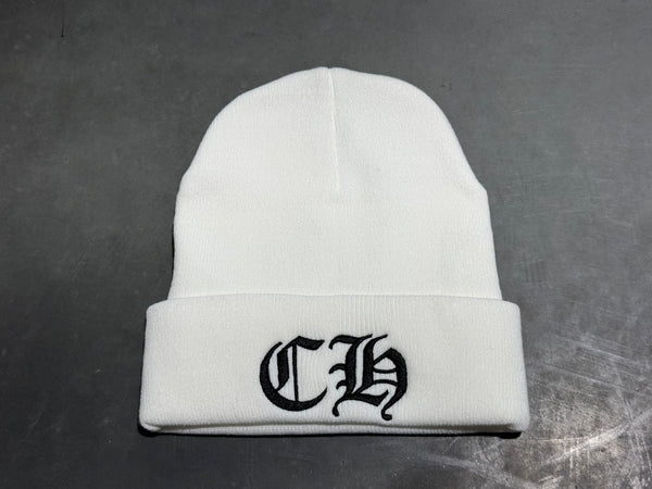 NEW Chrome Hearts Watch Beanie - White