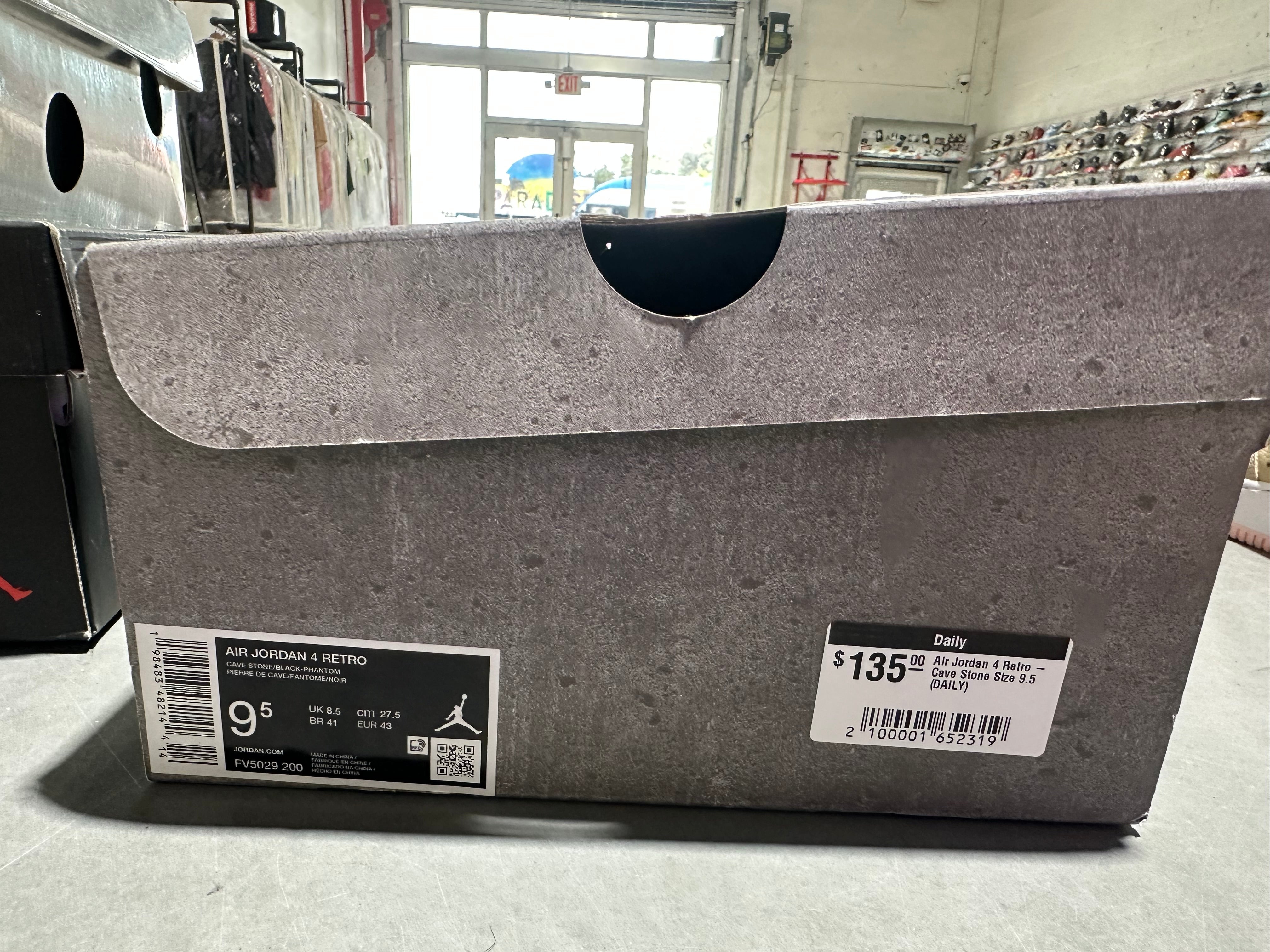 Air Jordan 4 Retro - Cave Stone Size 9.5