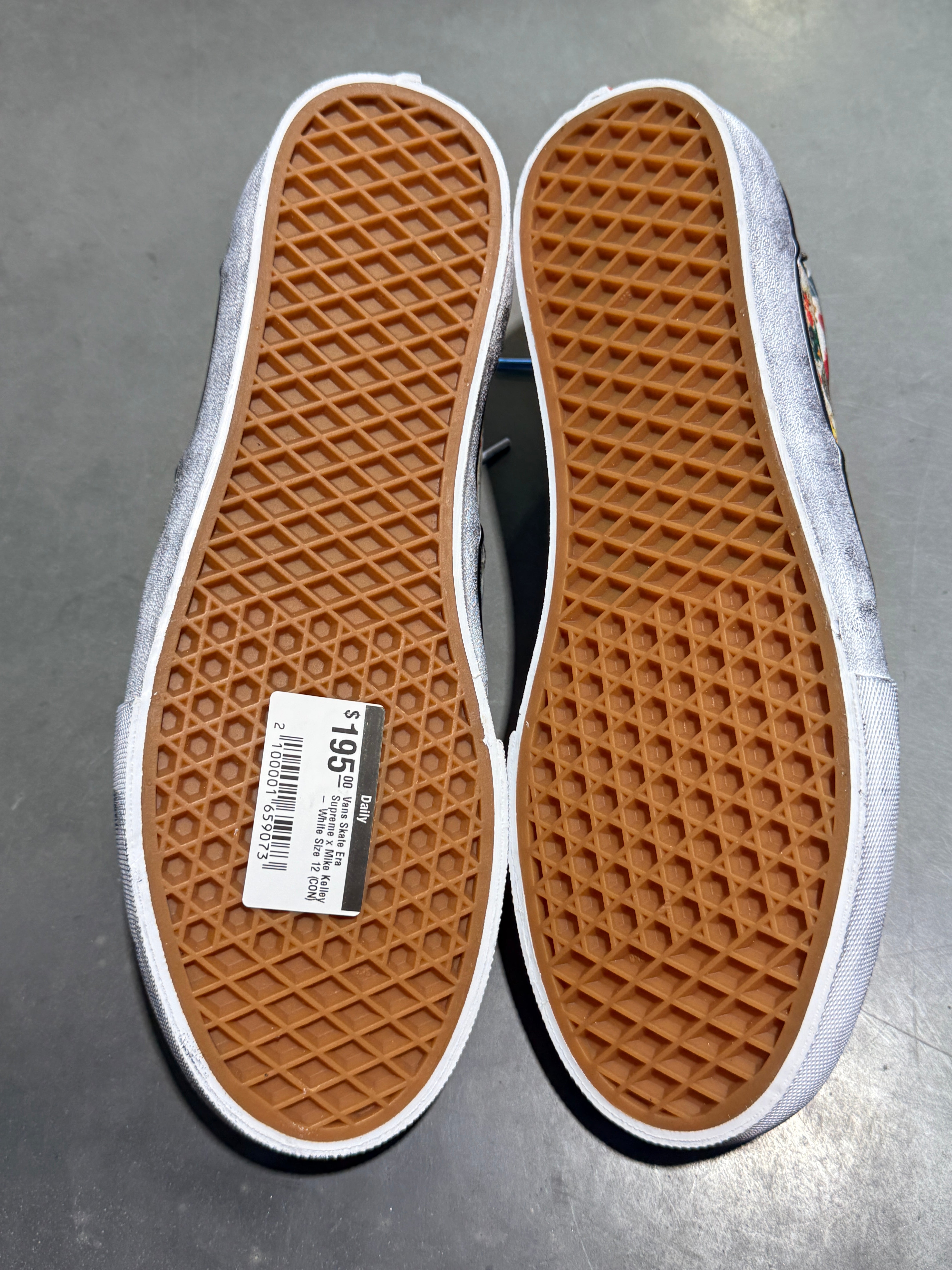 Vans Skate Era Supreme x Mike Kelley - White Size 12
