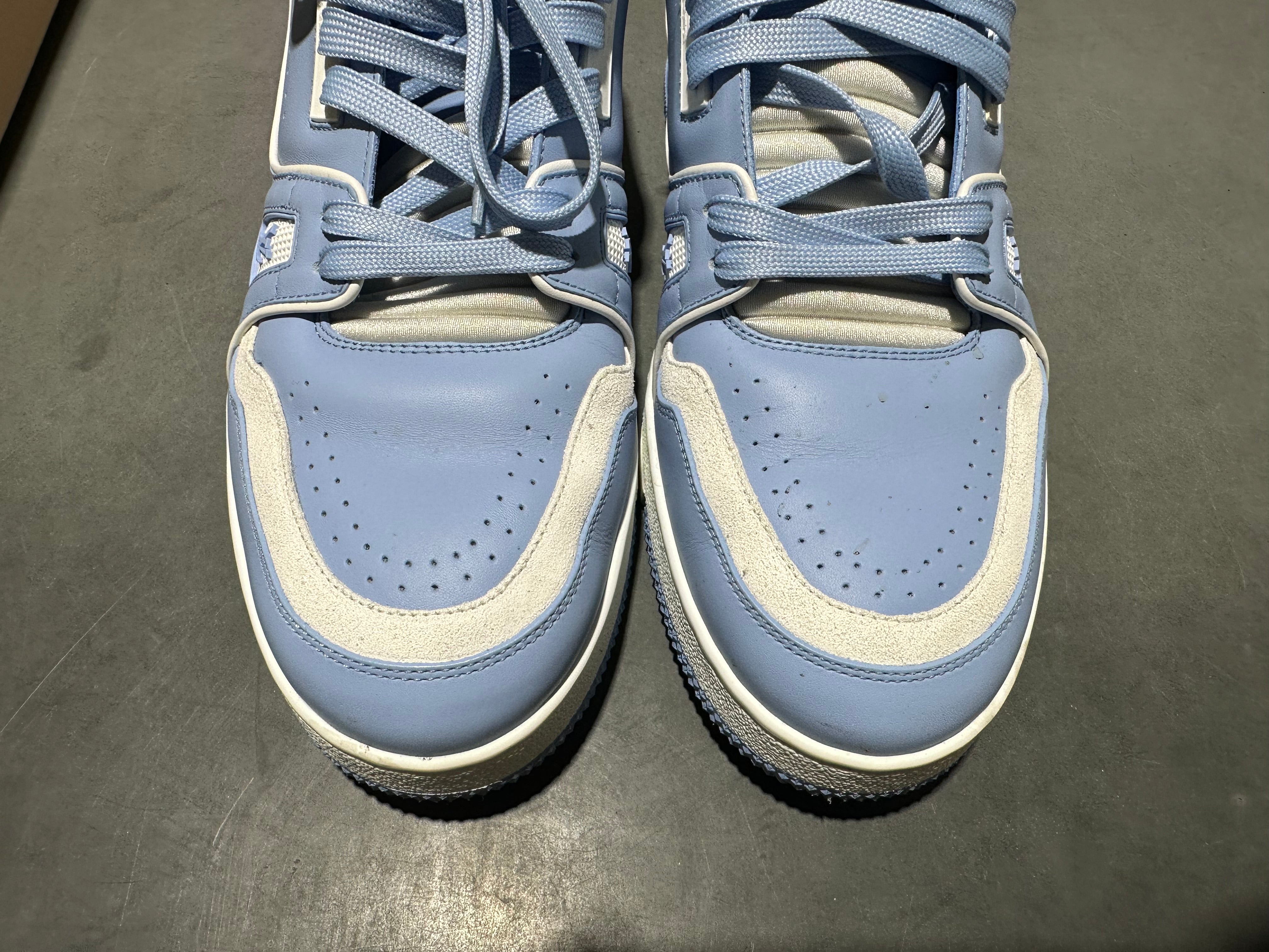 Luis Vuitton LV Trainer - #54/Light Blue Size 9.5LV/11US