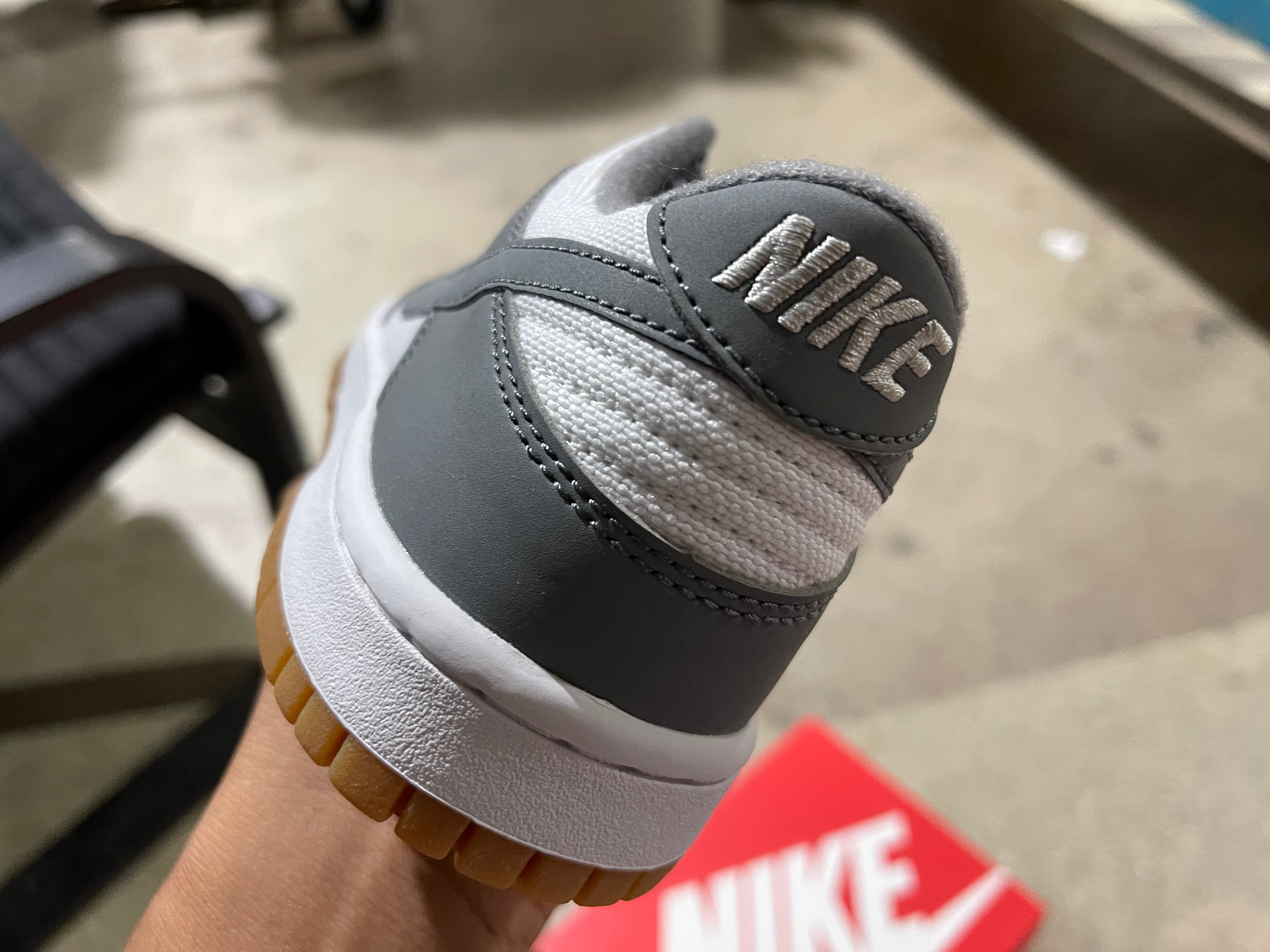 Nike Dunk Low (GS) - Smoke Grey Gum 3M Swoosh