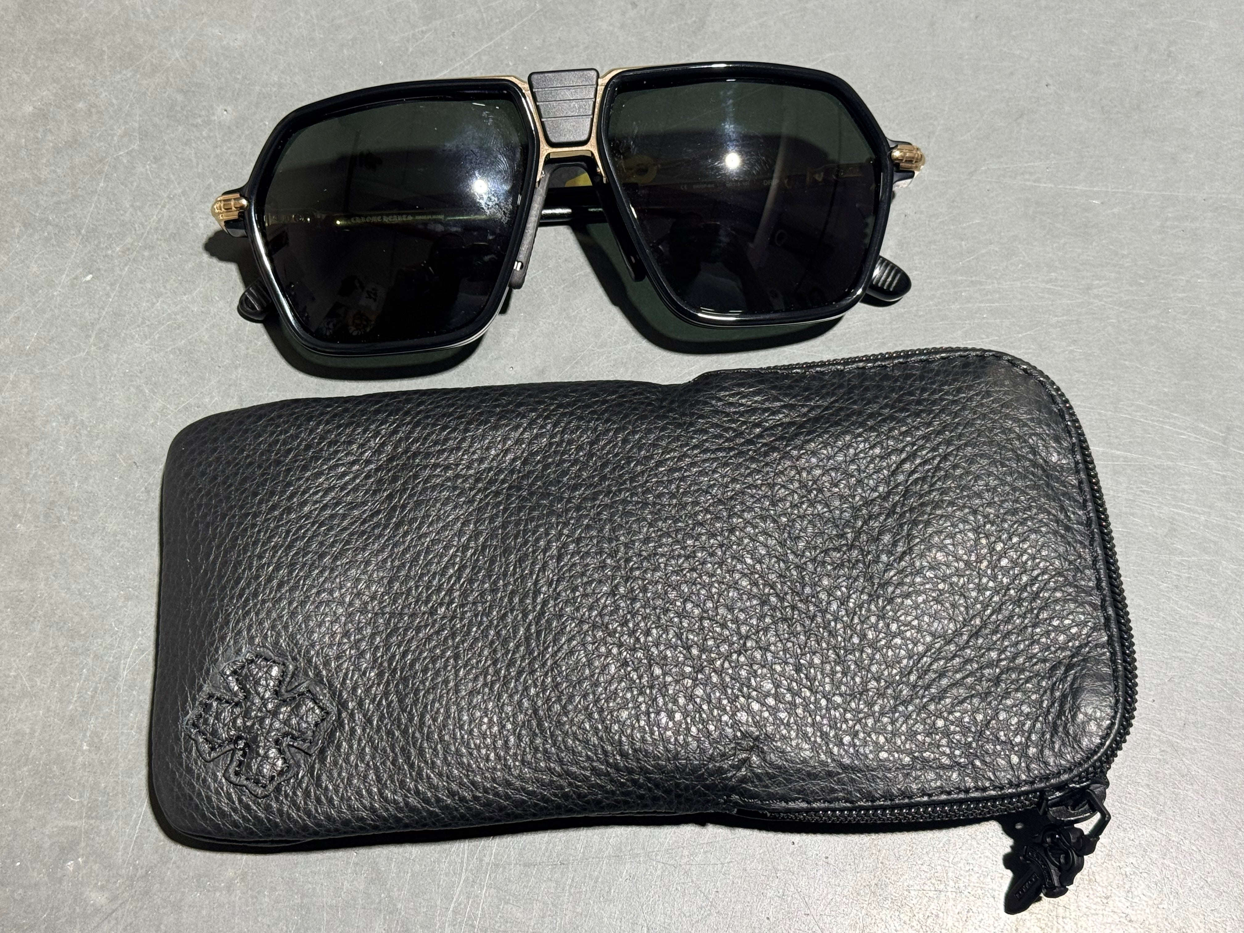 NEW Chrome Hearts DRIPPY Sunglasses - Black