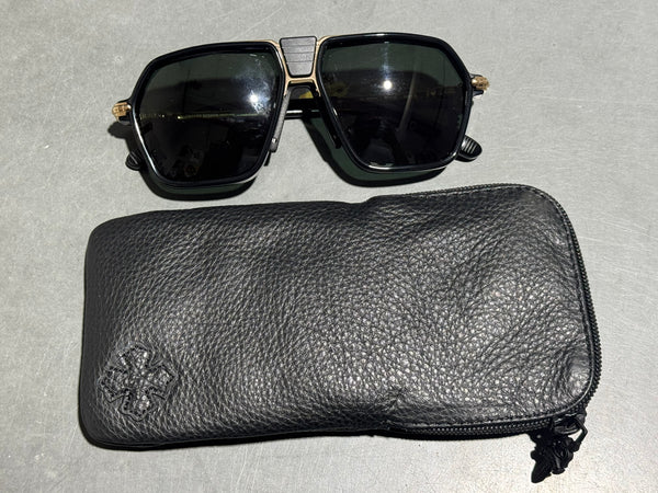 NEW Chrome Hearts DRIPPY Sunglasses - Black