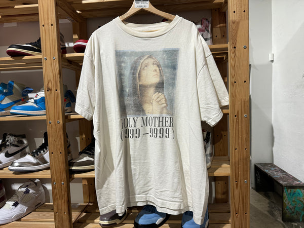 USED Saint Michael Holy Mother Tee - White Size XXL