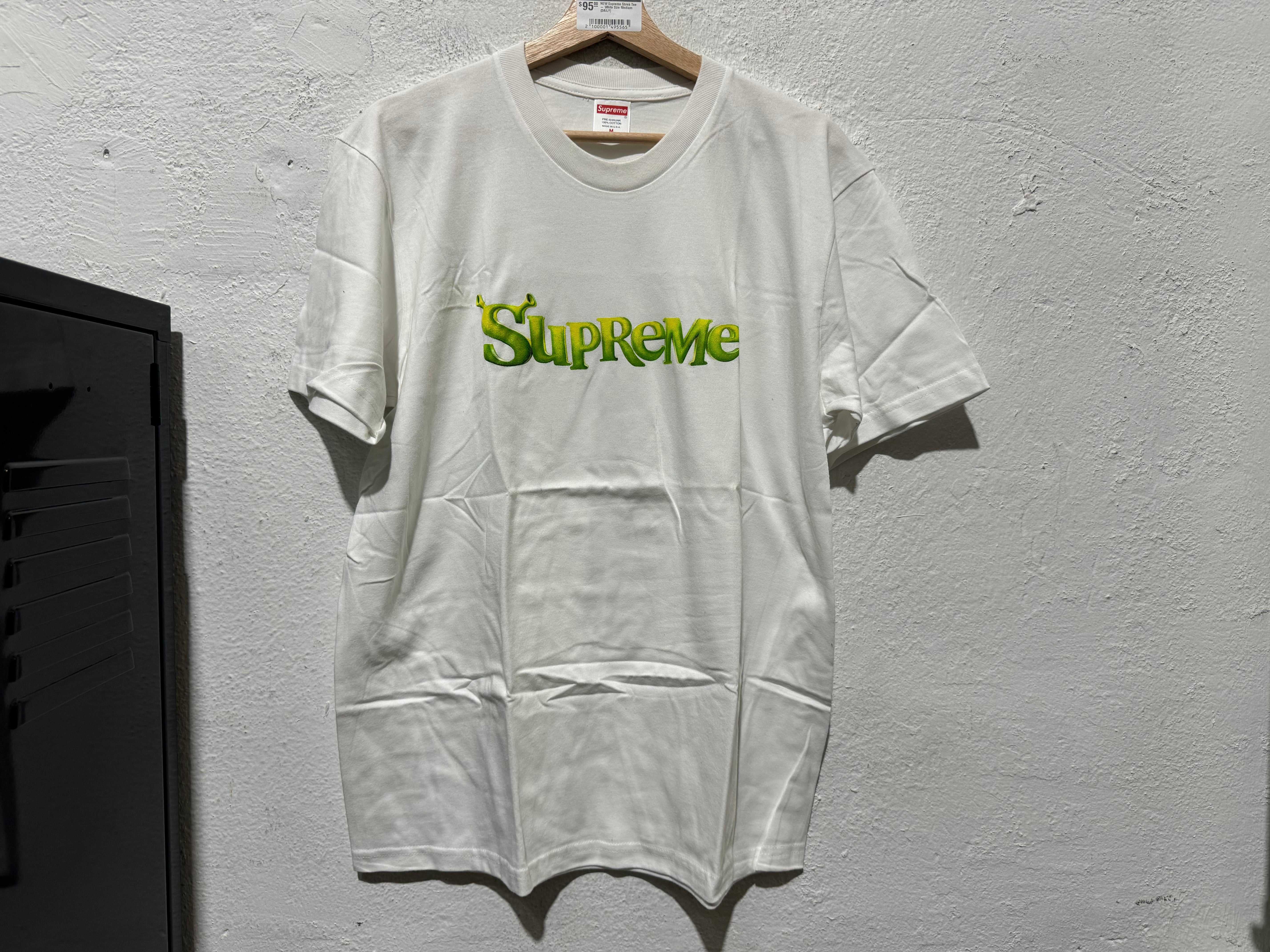 NEW Supreme Shrek Tee - White Size Medium