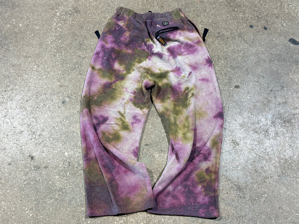 NEW Kapital Peace Fleece Pants - Pink/Brown Size Large
