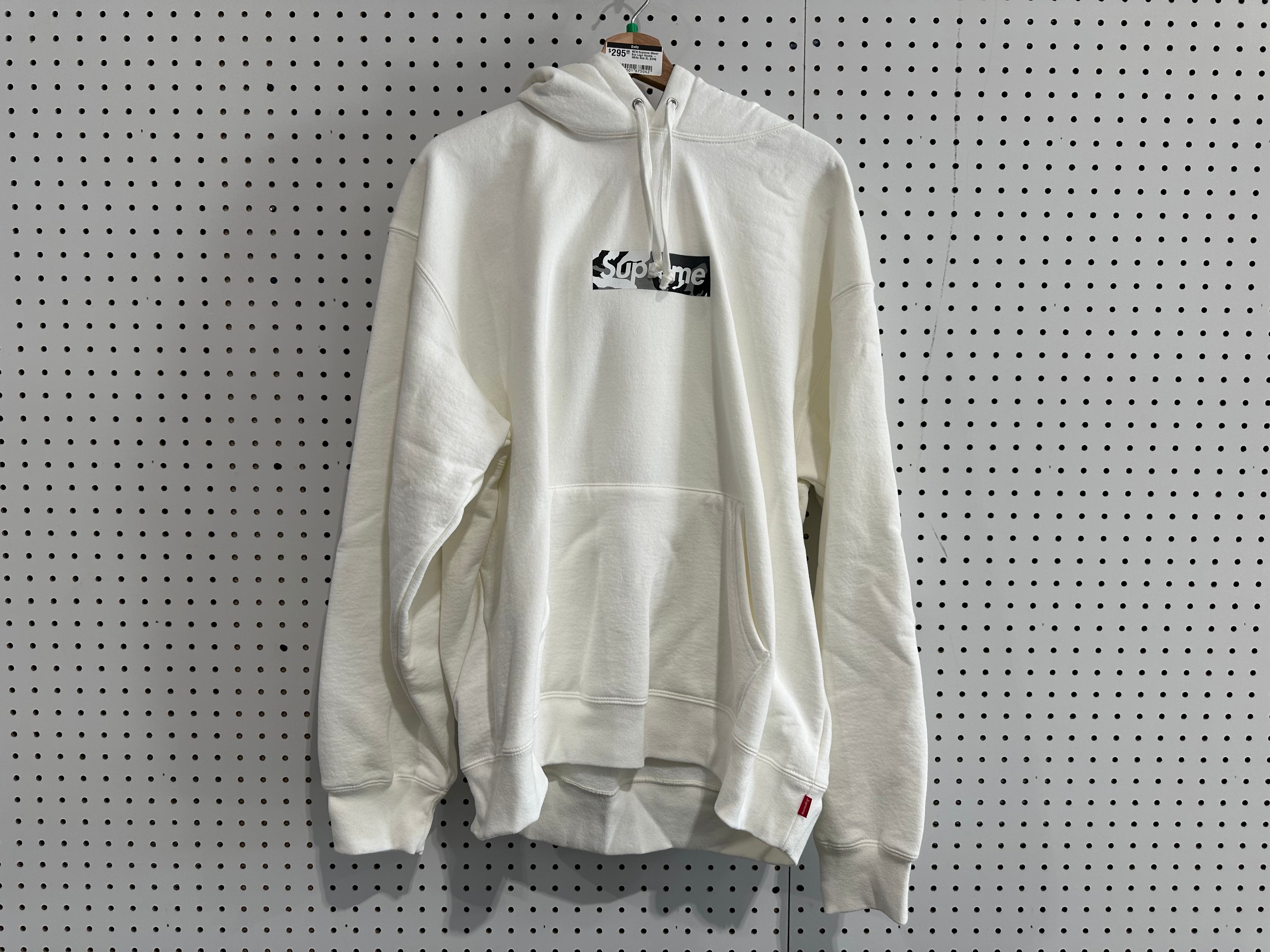 NEW Supreme Miami Box Logo Hoodie - White Size XL