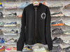 NEW Chrome Hearts Thermal Lined Horseshoe Zip Up Hoodie - Black Size Large