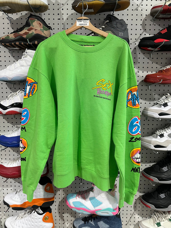 NEW Chrome Hearts Matty Boy Sex Records L/S T-shirt - Citrus Size XXL