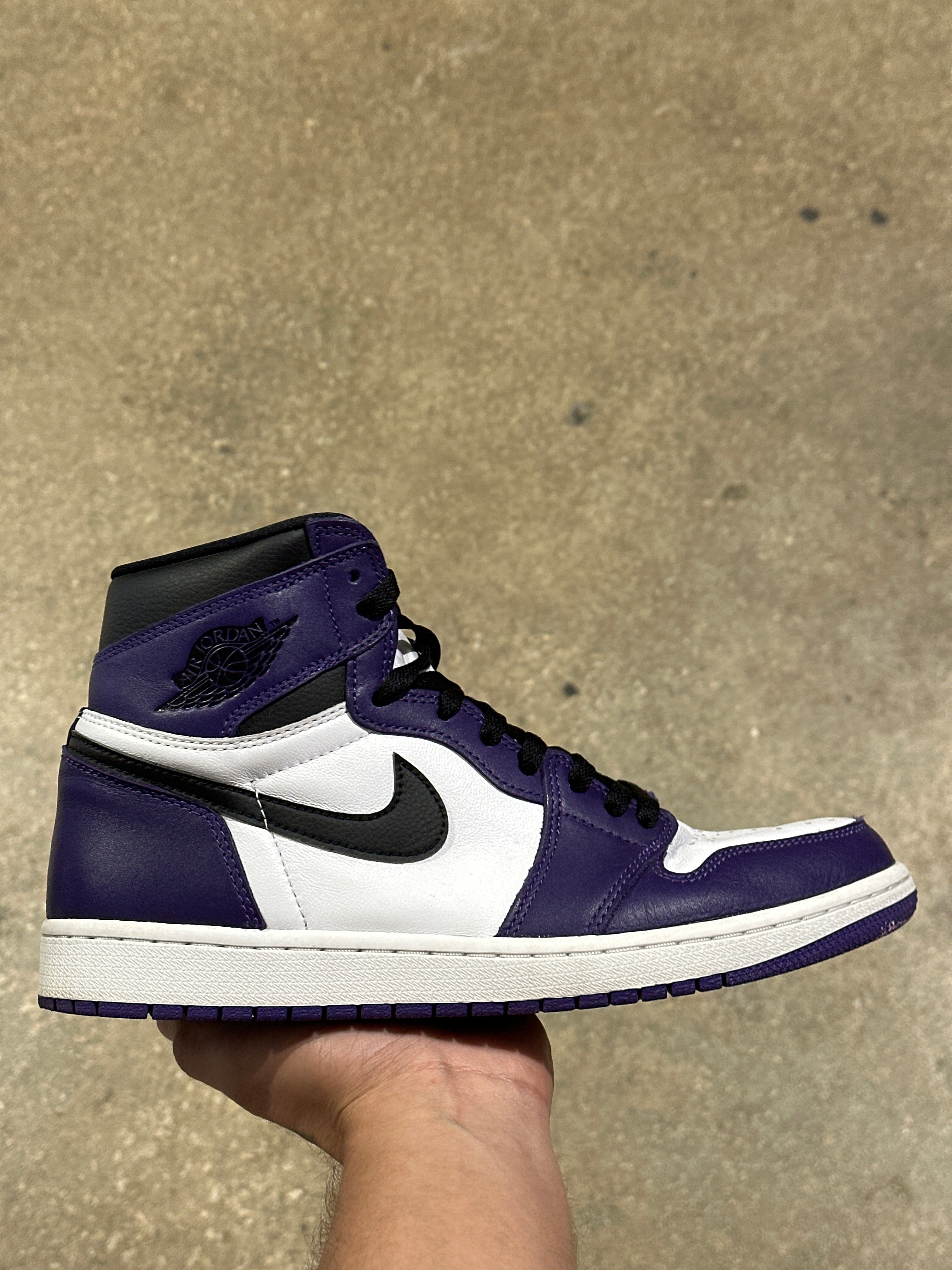 Air Jordan 1 Retro High OG - Court Purple 2.0 Size 10.5