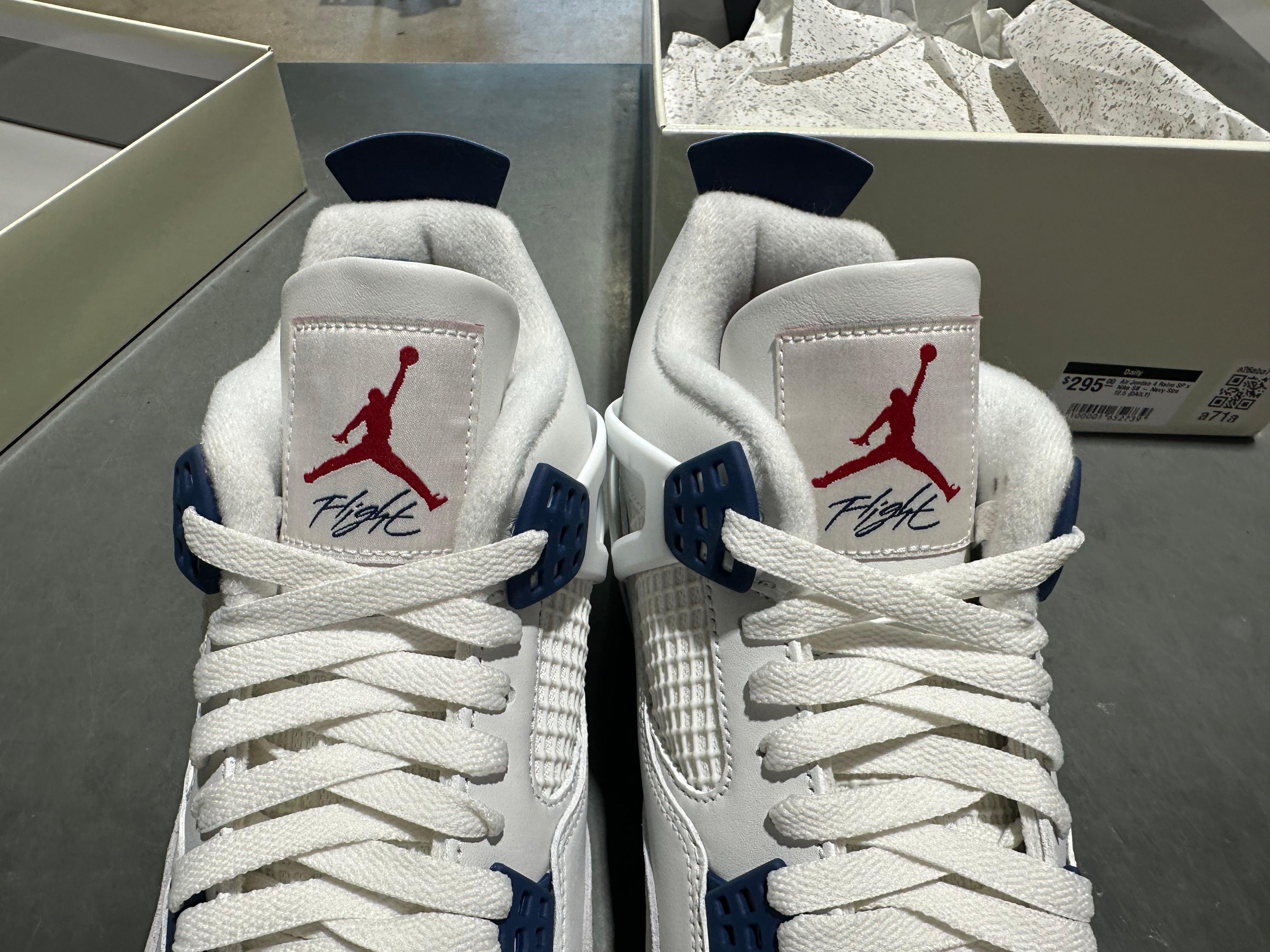 Air Jordan 4 Retro SP x Nike SB - Navy	Size 12.5
