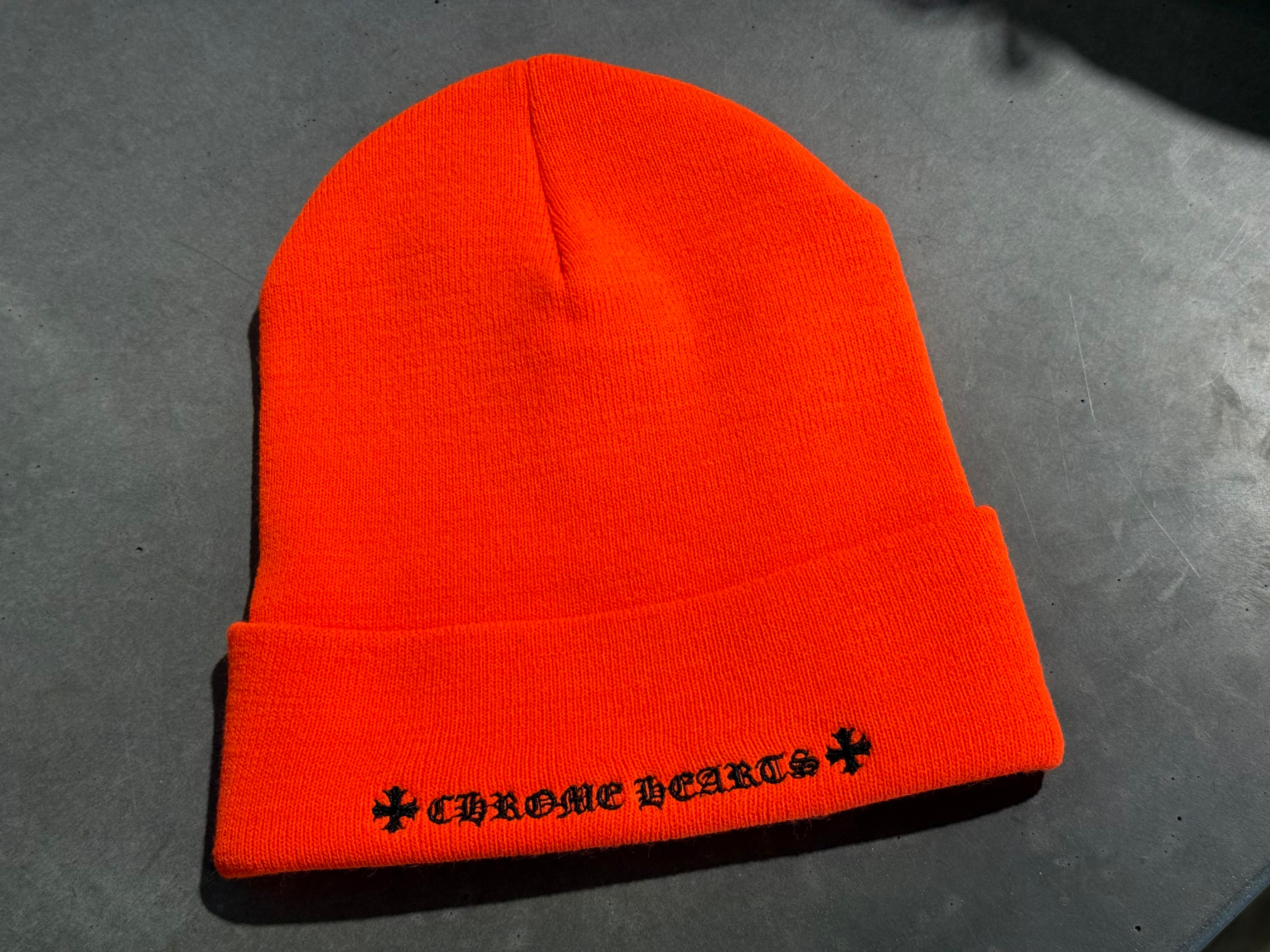 NEW Chrome Hearts Watch Cap Beanie - Orange