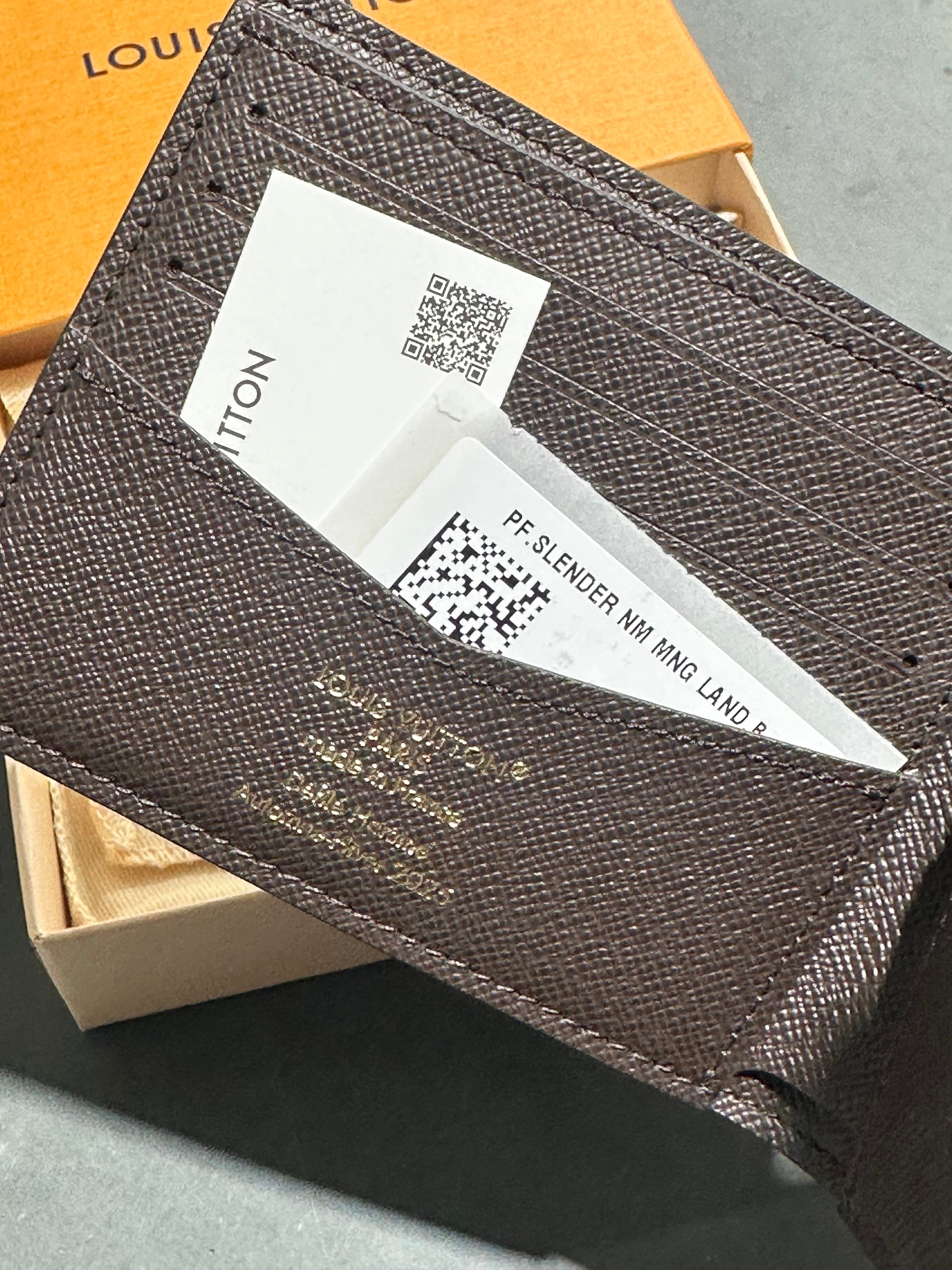 NEW Louis Vuitton x Nigo Slender Wallet - Brown