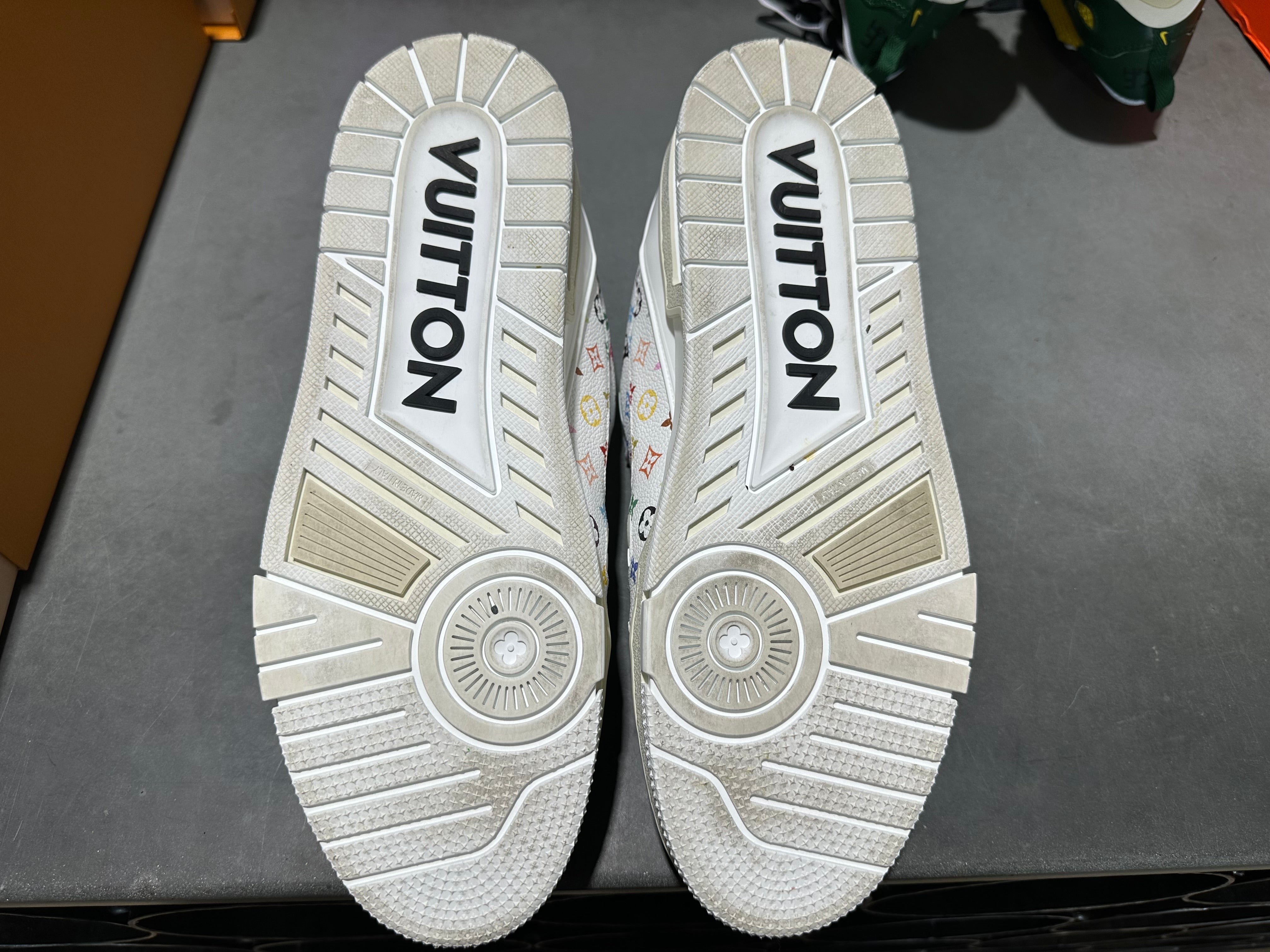 Louis Vuitton LV Trainer - Takashi Murakami/White Size 10.5LV/12US