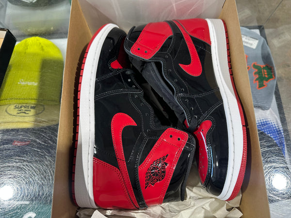 Air Jordan 1 Retro High OG - Patent Bred Size 10