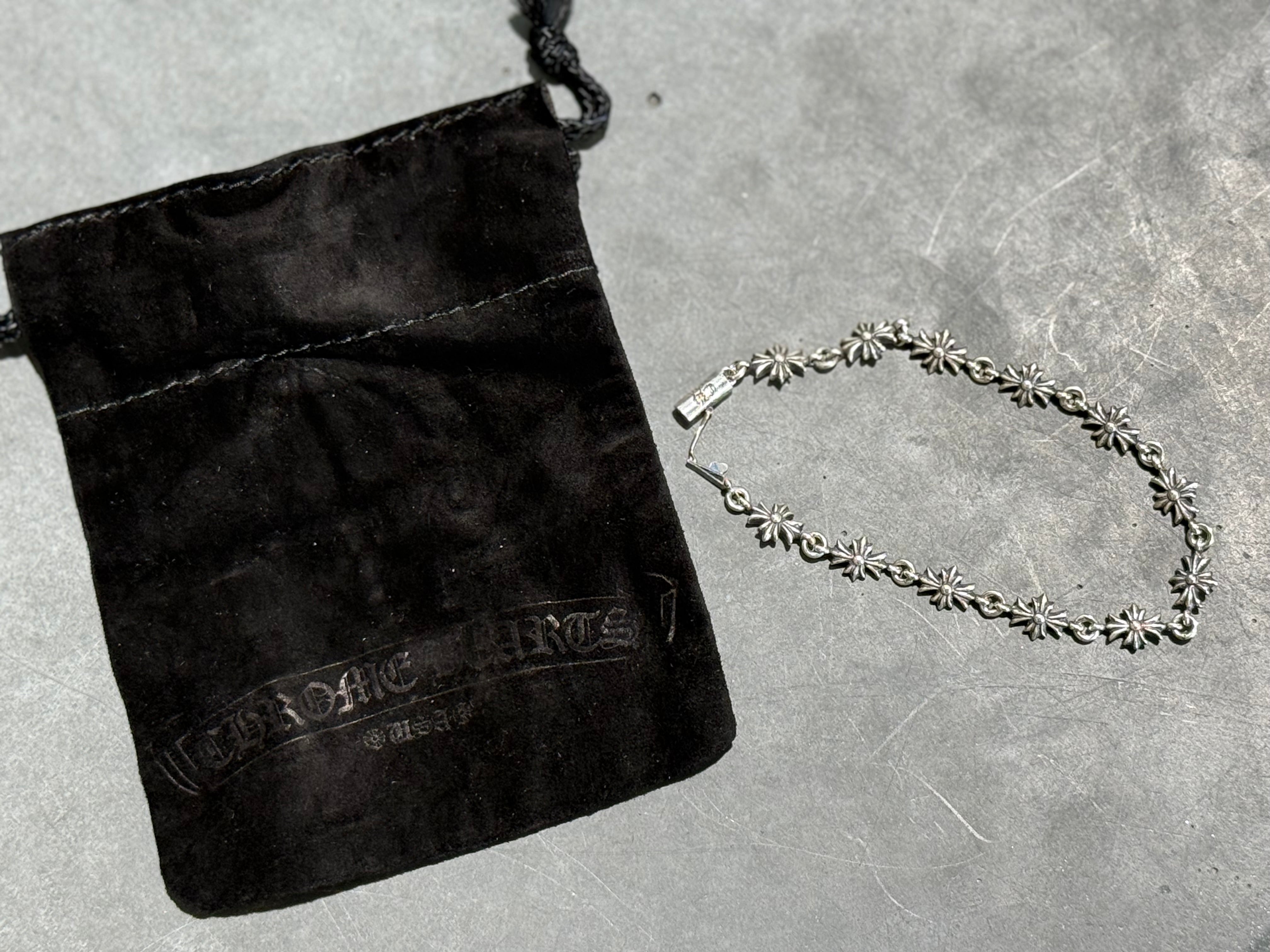 NEW Chrome Hearts Tiny E 12 Link Bracelet