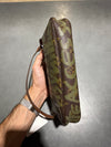 VTG 2000s Louis Vuitton Stephen Sprouce Graffiti Pochette Bag - Brown/Olive
