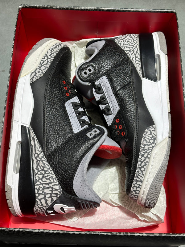 Air Jordan 3 Retro OG - Black Cement 2018 Size 10.5