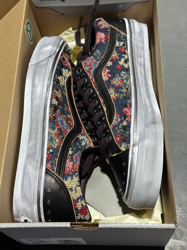 Vans OTW Old Skool 36 Vibram - Floral Rivets Black Size 10.5
