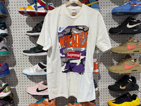 NEW Supreme Wheaties Tee - White Size Medium