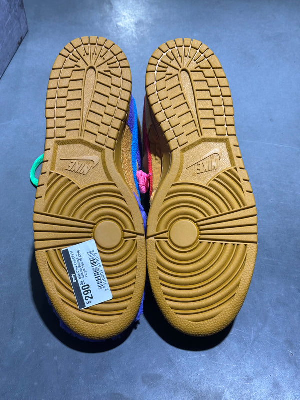 Nike Dunk Low CPFM Swamp Sponge - Purple Size 10