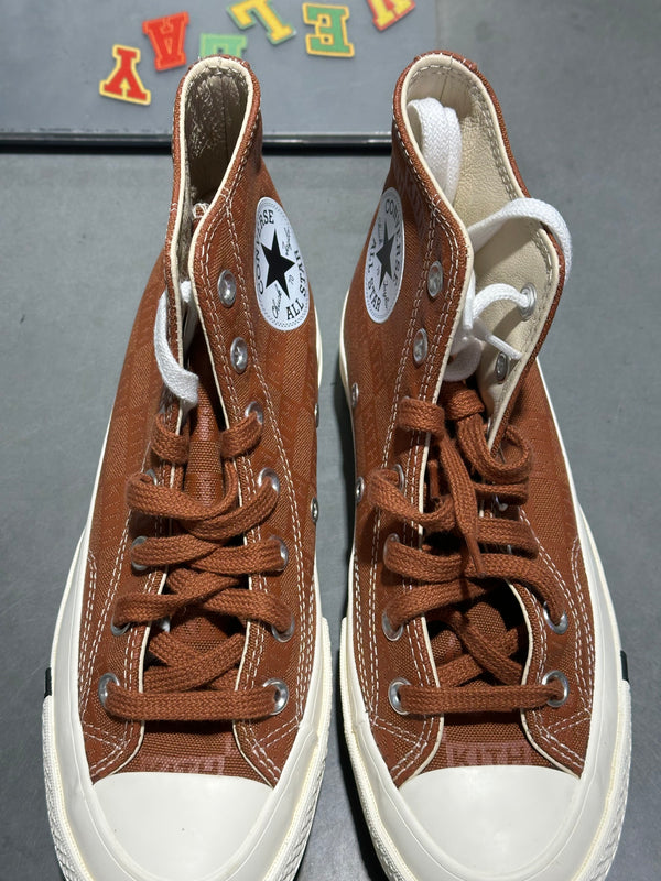Converse x Kith Chuck 70 High - Gingerbread Monogram Size 5