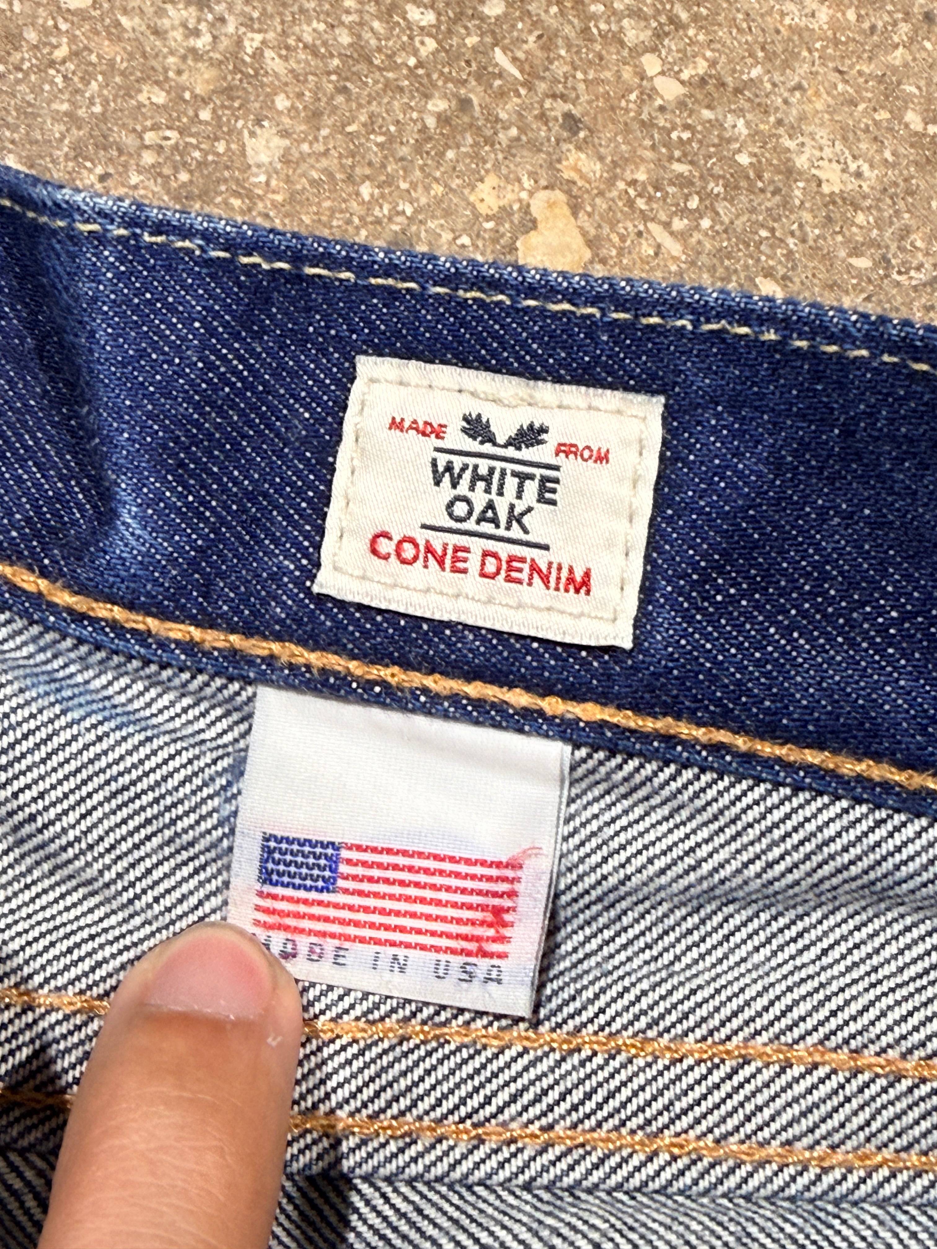 2010s Levis White Oak Cone Made In USA Selvage 511 Denim - Indigo Blue 31W/32L