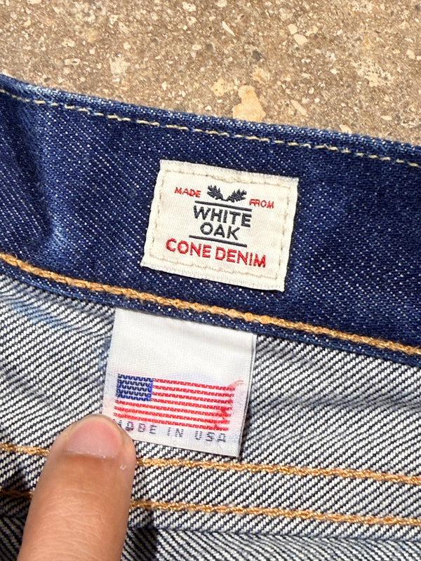 2010s Levis White Oak Cone Made In USA Selvage 511 Denim - Indigo Blue 31W/32L
